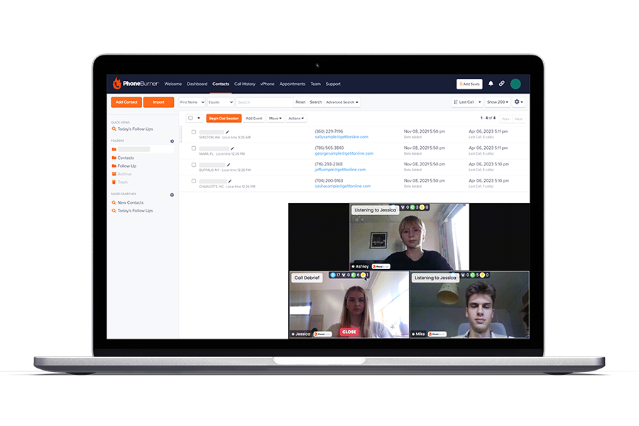 CallBlitz salesfloor platform integration with PhoneBurner
