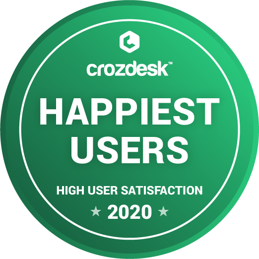 Crozdesk happiest users 2020