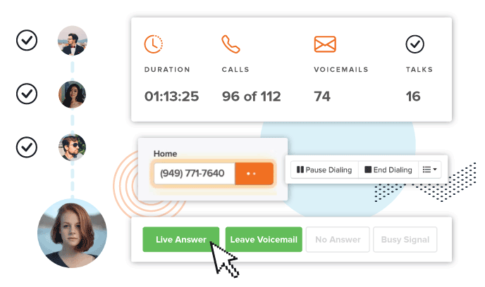 Cloud based power dialer